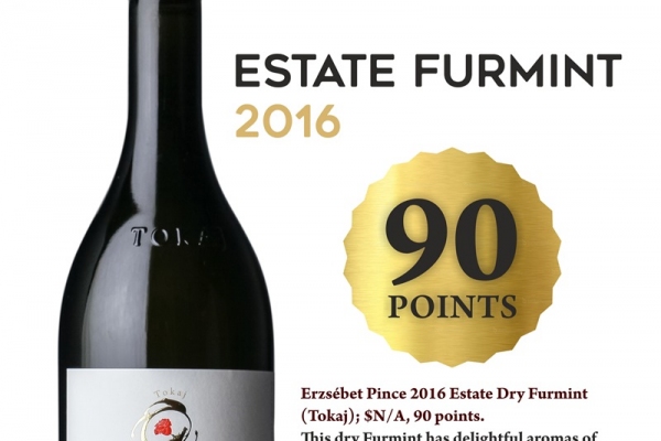 Erzsébet Pince 2016 Estate Dry Furmint (Tokaj) 90 POINTS